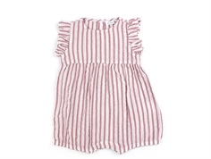 Name It parfait pink striped sunsuit